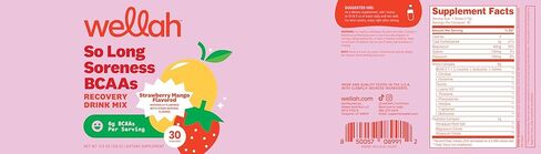 So Long Soreness BCAA Powder (Pina Colada Flavored) 30 Servings - with Hydration Complex in Kuwait