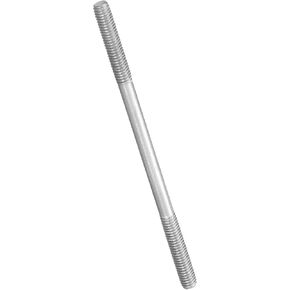 METALLIXITY Double End Threaded Stud Screw(M16 x 45mm) 2Pcs, Equal Thread Length Rods & Studs 304 Stainless Steel - for House Maintenance Craft Loom, Silver Tone in Kuwait