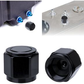 2PCS 4AN CAPS FLARE ، كتلة قبعة الملاذ من المكونات المناسبة ، سبيكة الألومنيوم ميناء ميناء ميناء تركيب الجوز ، وملحقات السيارات لزيت الوقود ، دوار سداسي رأس محول الجوز in Saudi Arabia