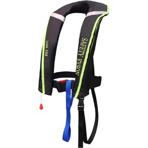 Manual Inflatable Life Jacket|Life Vest for Adults|PFD Low Profile|Supports up to 330 lbs in Kuwait