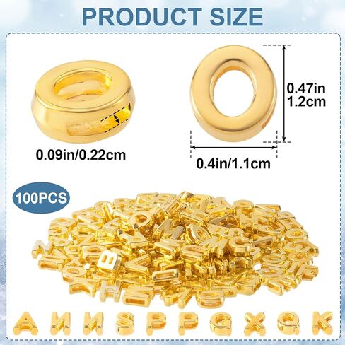 300 Pcs Colorful Alphabet Letter Beads, Bulk A-Z Resin Pendants, 3D Loose Letter Beads, Plastic Initial Charms for Jewelry Making, Key Chains, Crafts (Mixed Colors) in Kuwait