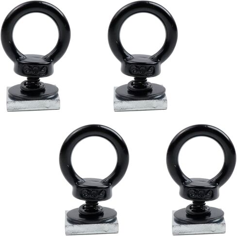 Antrader T Track Mount Tie Down Anchor for Roof Rack,4 Sets M6 T Track Bolts 304 Stainless Steel Roof Rack T Bolts Nuts and Lifting Eye Bolts T Slot Bolts Anchoring Kit in Saudi Arabia