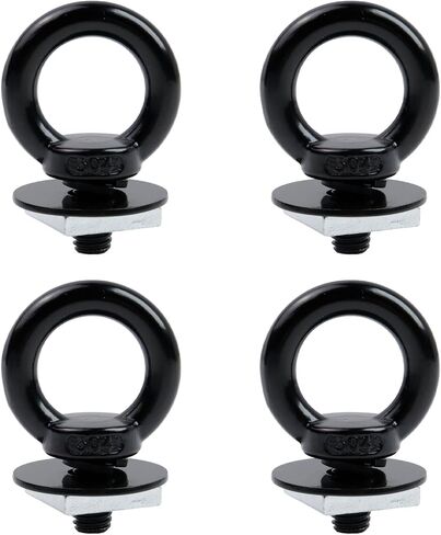 Antrader T Track Mount Tie Down Anchor for Roof Rack,4 Sets M6 T Track Bolts 304 Stainless Steel Roof Rack T Bolts Nuts and Lifting Eye Bolts T Slot Bolts Anchoring Kit in Kuwait