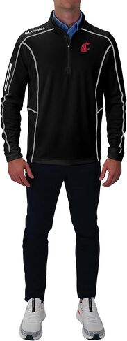 Columbia Washington State Univ Golf Men's Lightweight Casual Golf Shotgun Pullover in Saudi Arabia