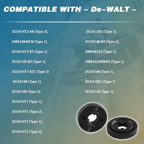 N484249 طاحونة الزاوية ذات الحافة السداسية المتوافقة مع مطحنة DE-WAL DCG413B DCG413B-B3 DCG413P2-B3 DCG413R2 DCG414B DCG414T1 DCG414T2 DCG414T2-B3 DWE43214N in Saudi Arabia