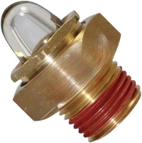 Safety Sight Glass Assembly Threaded Fits Radiator and Surge Tank - Size Male 0.50 in (12.70 mm) - 14 NPT Thread - Checks Coolant Level Without Removing Pressure Cap - RW0009-9 OEM in Saudi Arabia
