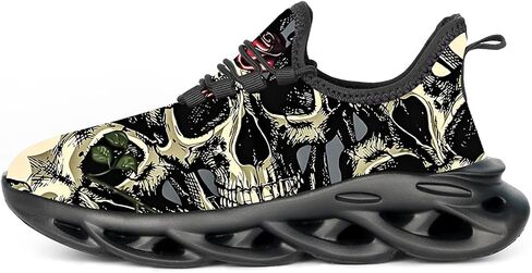 Men Running Shoes Men's Tennis Shoes Lightweight Breathable Fashion Sneakers Non Slip Workout Gym Shoe for Running Black Size US 11 in Kuwait