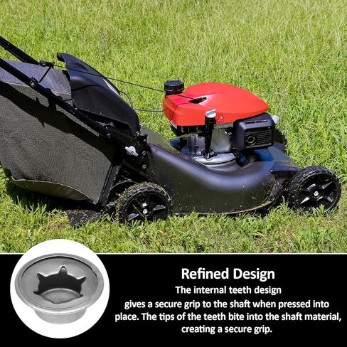 3/8 "دفع على قبعات الدفع ، 6 أجزاء 3/8" محور كاب الصامرب الصلب لركوب الصناديق المتداول عربات دفع العربات in Kuwait