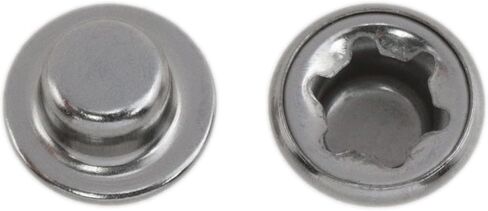 Silver Push nut axle Cap nut Cap Washer 5/16inch for Wheelbarrow Rolling Box Cleaning car Lawnmower 8pcs in Saudi Arabia