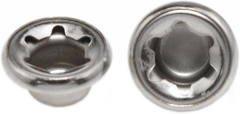 Silver Push nut axle Cap nut Cap Washer 5/16inch for Wheelbarrow Rolling Box Cleaning car Lawnmower 8pcs in Saudi Arabia