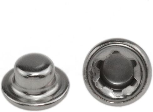 Silver Push nut axle Cap nut Cap Washer 5/16inch for Wheelbarrow Rolling Box Cleaning car Lawnmower 8pcs in Saudi Arabia