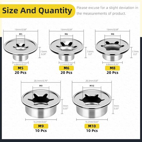 80pcs دفع على pushnut cap stud 1/2 "، 1/4" ، 5/16 "، 3/8" ، 2/5 "محور محور كبسولات محور كاب مع طلاء الزنك الميكانيكي ، أغطية غسالة دائمة لشاحنات اليد ، عربات العشب ، صناديق المتداول in Kuwait