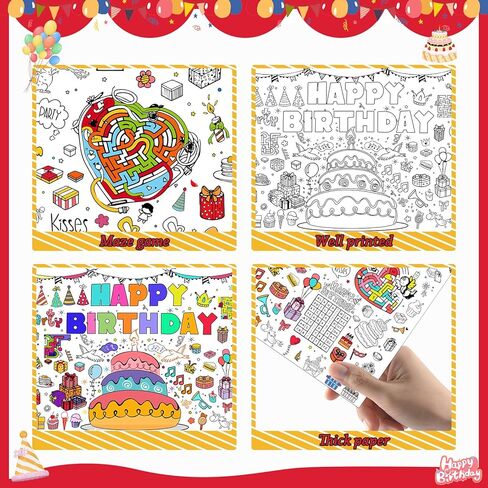 ملصقات تلوين عيد الفصح للأطفال-30 × 72 بوصة ، تلوين عملاق ، تلوين ، ملصقات ، ملصقات تلوين كبيرة ، ملصق تلوين جامبو للمدرسة ، لوازم الحفلات in Kuwait