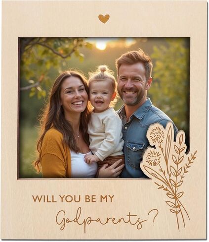 Joli Coon Pregnancy announcement with wooden frame for the ultrasound picture and magnetic back - Our hearts are full - Picture frame ultrasound picture in Polaroid style in Saudi Arabia
