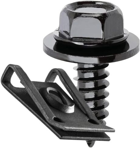 20pcs قصيرة U-nuts-يناسب #14 حجم المسمار-استبدال OEM لـ GM 9431532-.025 "-. in Kuwait