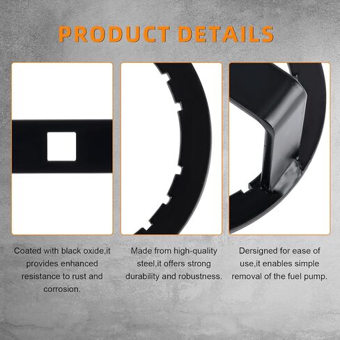 Fuel Pump Retaining Nut Install Removal Tool Compatible For Polaris Ranger RZR EFI in Saudi Arabia