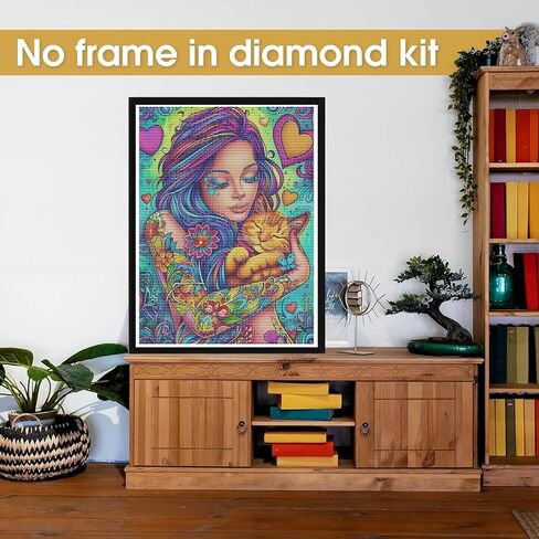 Bimkole 5D Diamond Art Kits for Adults African Woman, Full Drill DIY Rhinestone Embroidery Set Paint with Diamonds Art Flowers by Number Kits Cross Stitch Home Wall Craft Decor 12x16 Inch in Kuwait
