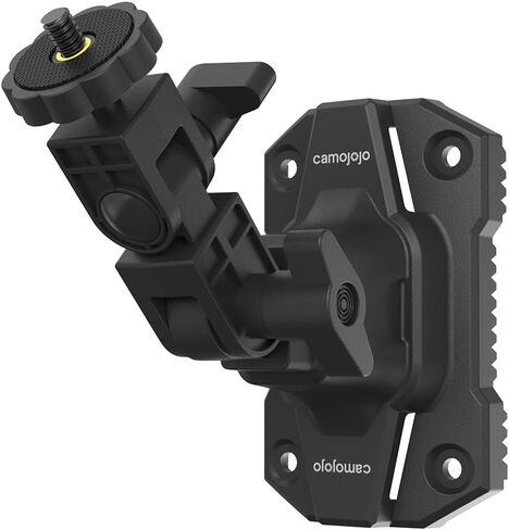 Trail Cameras Mounting Bracket with 1/4" -20 Threaded Insert 360°Rotating Adjustable Holder for Outdoor Hunting Gear Accessory, Game Camera Holder Monitor Stand Hunting Camera Kit (2 Pack) in Kuwait