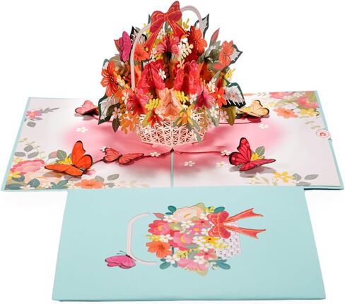 Colorful Peacock Greeting Card, Creative Peacock 3D Pop Up Card for Brithday, Congratulations Wedding, Mother Day, Thank you Cards. Suitable for All Genders. Blank insert tag included. in Kuwait