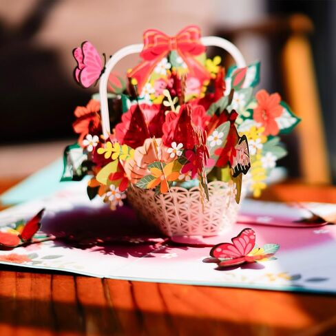 Colorful Peacock Greeting Card, Creative Peacock 3D Pop Up Card for Brithday, Congratulations Wedding, Mother Day, Thank you Cards. Suitable for All Genders. Blank insert tag included. in Kuwait