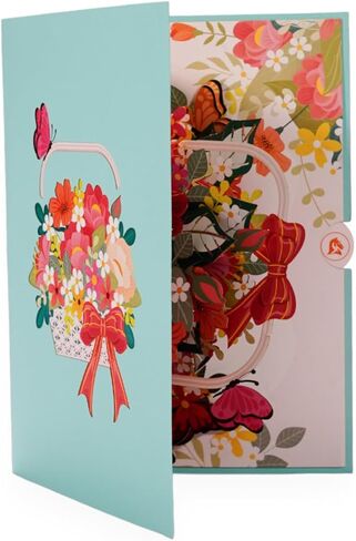 Colorful Peacock Greeting Card, Creative Peacock 3D Pop Up Card for Brithday, Congratulations Wedding, Mother Day, Thank you Cards. Suitable for All Genders. Blank insert tag included. in Kuwait