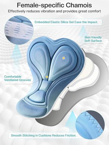 ARSUXEO 4D Padded Bike Underwear Women Cycling Underwear Bike Shorts Cycling Shorts in Kuwait