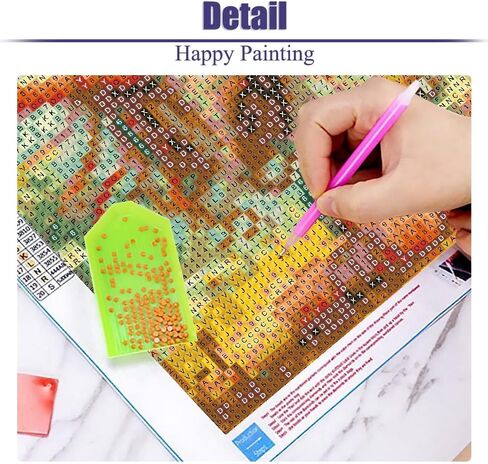 مجموعات الطلاء الماس Fqovkyn 5D Hummingbird للبالغين والمبتدئين ، وأطقم فن الماس DIY جولة فنية الحفر الكاملة للطلاء والحرف اليدوية لديكور الجدار 12 * 16 بوصة in Kuwait