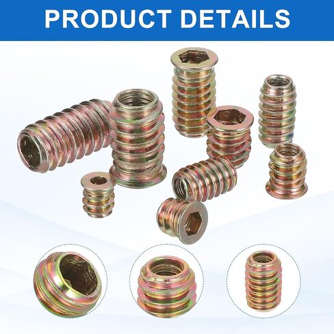 meccanixity 38pcs ملوثات ملولبة المكسرات ، m6x20mm hex socket محرك الأقراص in Kuwait