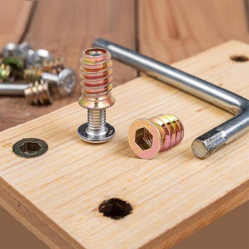 meccanixity 38pcs ملوثات ملولبة المكسرات ، m6x20mm hex socket محرك الأقراص in Kuwait