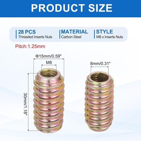 meccanixity 38pcs ملوثات ملولبة المكسرات ، m6x20mm hex socket محرك الأقراص in Kuwait