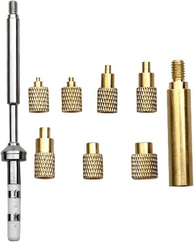 مجموعة حرارة Quicko أداة إدراج أداة M2 M3 M4 M5 M6 M8 Hot Melt Brass Brass Knustered Nut Embedded Tip Tip Adapter Kit 3D Printed Parts تثبيت لـ TS100 / TS101 / Pinecil Series 936 900M Soldering الحديد in Saudi Arabia