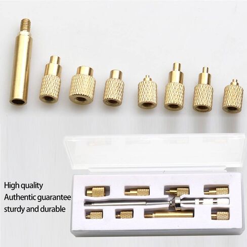 مجموعة حرارة Quicko أداة إدراج أداة M2 M3 M4 M5 M6 M8 Hot Melt Brass Brass Knustered Nut Embedded Tip Tip Adapter Kit 3D Printed Parts تثبيت لـ TS100 / TS101 / Pinecil Series 936 900M Soldering الحديد in Saudi Arabia