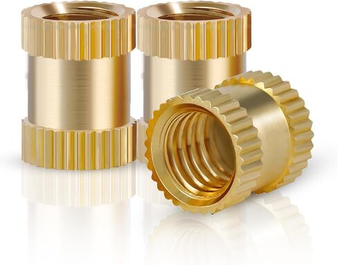 100pcs M3 Heat Set Inserts, Brass Threaded Insert for Plastic and 3D Printing, M3x6x4.5mm in Kuwait