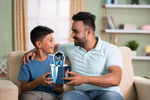 ysmile الأب يوم الأب مفاجأة الأموال مربع السحب أفضل هدية لصاحب أبي النقدية - أسود in Saudi Arabia