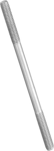Metallixity double end end thould stud scree (M16 × 45mm) 2pcs ، قضبان طول الخيط المتساوية وترصيع 304 من الفولاذ المقاوم للصدأ - لتلوح في الصيانة المنزلية ، نغمة الفضة in Saudi Arabia