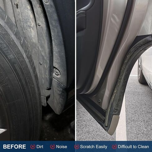 Mud Flaps Fit for Toyota Highlander 2020-2025, OEM Style Splash Guards No Drilling Wheel Tire Protector, Mudguards Mudflap Mud Guards for 2021 2022 2023 2024 Highlander in Saudi Arabia