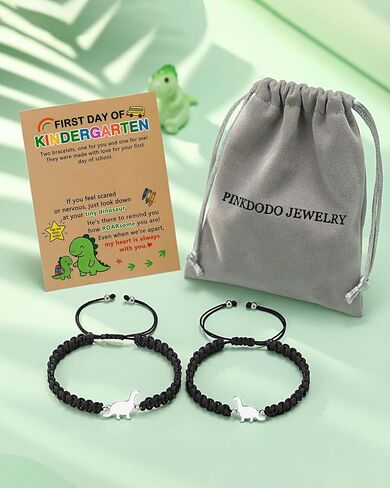 PINKDODO Mother Son Dinosaur Bracelet Christmas Valentines Birthday Gifts in Saudi Arabia