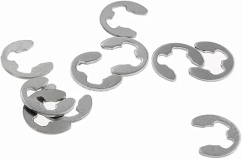 10/50/100 M1.2 M1.5 M2 M3 M3.5 M4 M5 M6 M7 M8 TO M16 304 Stainless Steel E CLIP CIRCLIP GASSHER RING RING SAFTER (M12 10pcs) in Kuwait