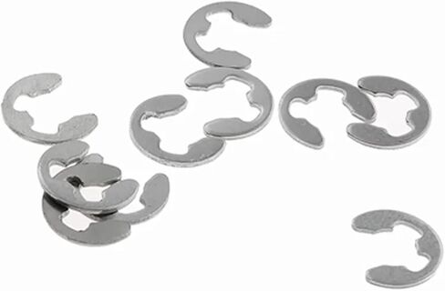 10/50/100 M1.2 M1.5 M2 M3 M3.5 M4 M5 M6 M7 M8 TO M16 304 Stainless Steel E CLIP CIRCLIP GASSHER RING RING SAFTER (M12 10pcs) in Saudi Arabia