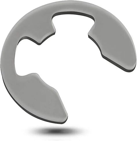 316 A4 الفولاذ المقاوم للصدأ E مقطع circlip الاحتفاظ غسالة الحلقة لعمود الرحمة M2 M2.5 M3 M3.5 M4 M5-M10 (10pcs ، M3.5) in Saudi Arabia