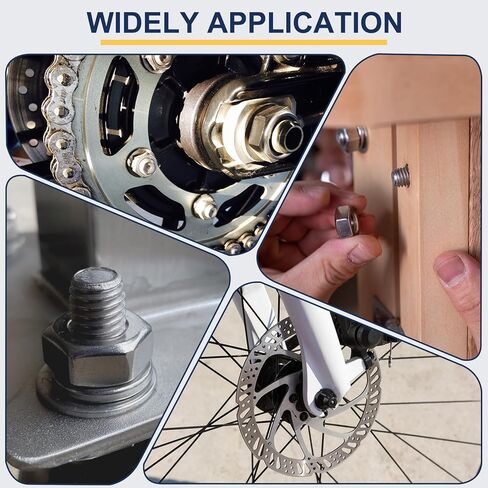 MECCANIXITY M8 Spring Lock Washer, 304 Stainless Steel Split Lock Washers for Screws Bolts Cars Construction Machinery Silver Pack of 100 in Kuwait