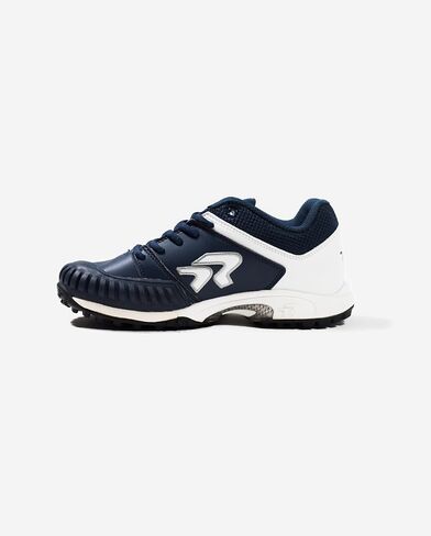 Ringor Flite Softball Turf Shoes with Pitching Toe - Lightweight and Durable Softball Shoes for Women - Red and White - Size 10.5 in Saudi Arabia