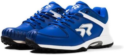 Ringor Flite Softball Turf Shoes with Pitching Toe - Lightweight and Durable Softball Shoes for Women - Red and White - Size 10.5 in Kuwait