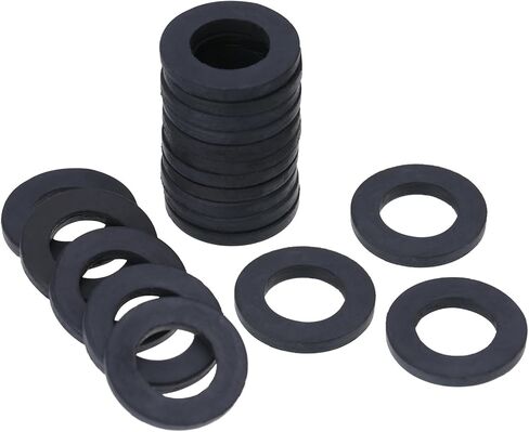 Hotop 20 Pack Shower Hose Washers Rubber Washers Seals for 1/2 Inch Shower Head and Hose in Saudi Arabia