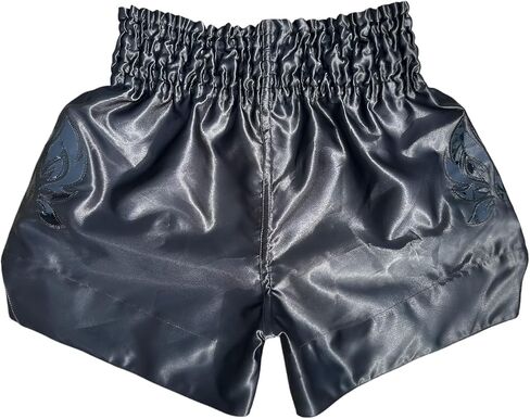 Muay Thai Shorts, Traditional Cut, Lightweight Satin, Regular Fit, Kickboxing & Training Shorts in Saudi Arabia
