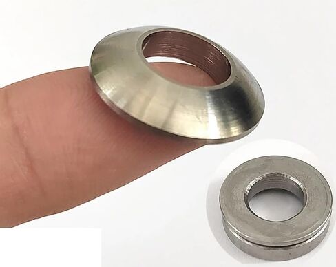 M6 M8 M10 M12 M14 M16 M18 M20 304 Stainless Steel Taper Washer Countersunk Spherical Flat Solid Head Conical Gasket SS Washer (M12 2set) in Saudi Arabia