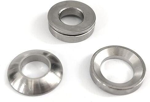 M6 M8 M10 M12 M14 M16 M18 M20 304 Stainless Steel Taper Washer Countersunk Spherical Flat Solid Head Conical Gasket SS Washer (M12 2set) in Saudi Arabia