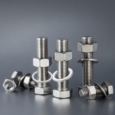 uxcell 150 Pcs Aluminum Flat Washer, 20 x 26 x 1.5mm Round Seal Gaskets Flat Spacers for Screws Bolts Machinery Repair Accessories, Outdoor Construction, Silver Tone in Kuwait