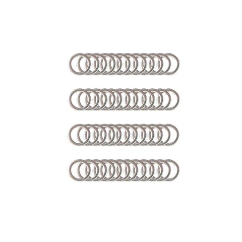 M6x8mm Steel Shim Washers Set 48pcs – Precision Thin Spacer Shims 0.1/0.2/0.3/0.5mm for Alignment, CNC, DIY Repair, Compatible with Metric Bolts in Kuwait