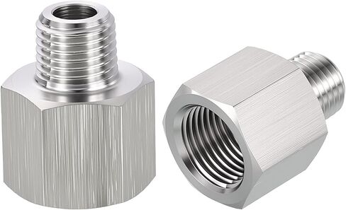 2 حزمة 304 أنثى الفولاذ المقاوم للصدأ إلى محول الذكور ، 3/8 "أنثى NPT x 1/4" الذكور موصلات تمديد أنابيب NPT للمربي in Kuwait